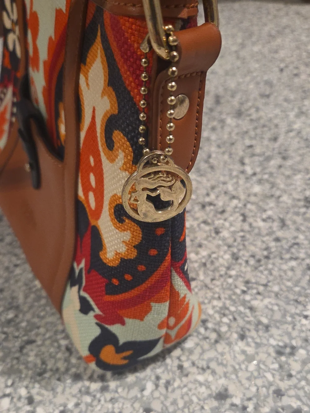 Spartina 449 Waving Girl Dockside Zip Shoulder Bag